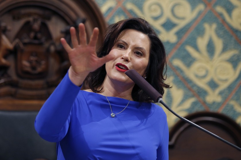 Governor Gretchen Whitmer Blank Meme Template