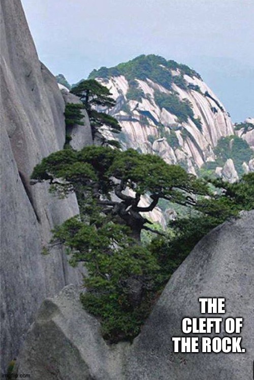 THE CLEFT OF THE ROCK. | made w/ Imgflip meme maker