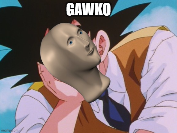 Condescending Goku Meme | GAWKO | image tagged in memes,condescending goku | made w/ Imgflip meme maker