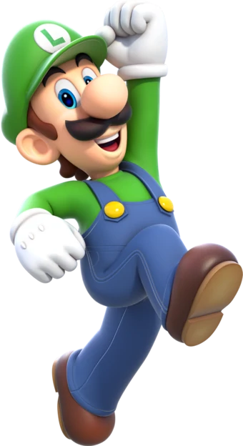 High Quality Luigi Jump Blank Meme Template