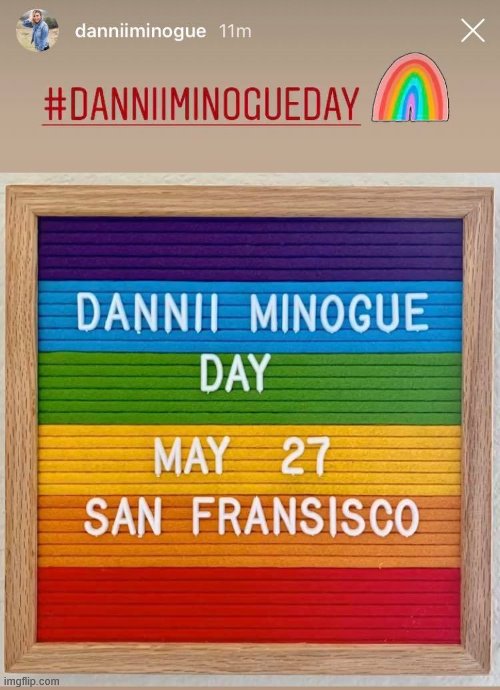 Today is Dannii Minogue day. Did you know? Now you do. | image tagged in dannii minogue day,celebrity,lgbt,lgbtq,gay pride,rainbow | made w/ Imgflip meme maker