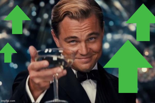 Leonardo Dicaprio Cheers Meme | image tagged in memes,leonardo dicaprio cheers | made w/ Imgflip meme maker