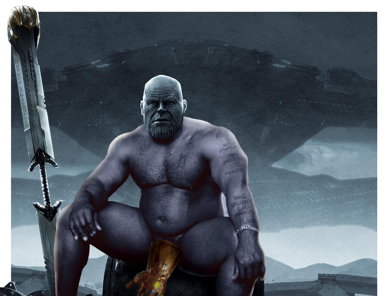 Thanos Blank Meme Template