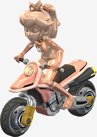 Pink Gold Peach Bike Blank Meme Template