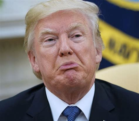 Pouty Trump Blank Meme Template