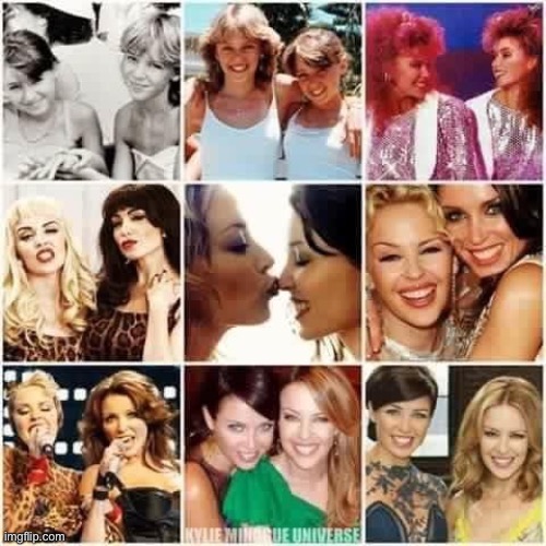 Compilation of two lovely sisters: For Dannii Minogue Day (May 27) and Kylie’s birthday (May 28)! | image tagged in kylie dannii compilation,sisters,sister,birthday,happy birthday,repost | made w/ Imgflip meme maker