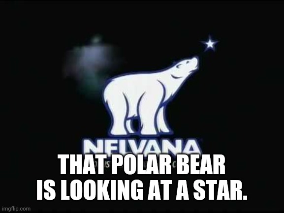 Nelvana Polar Bear | THAT POLAR BEAR IS LOOKING AT A STAR. | image tagged in nelvana polar bear | made w/ Imgflip meme maker