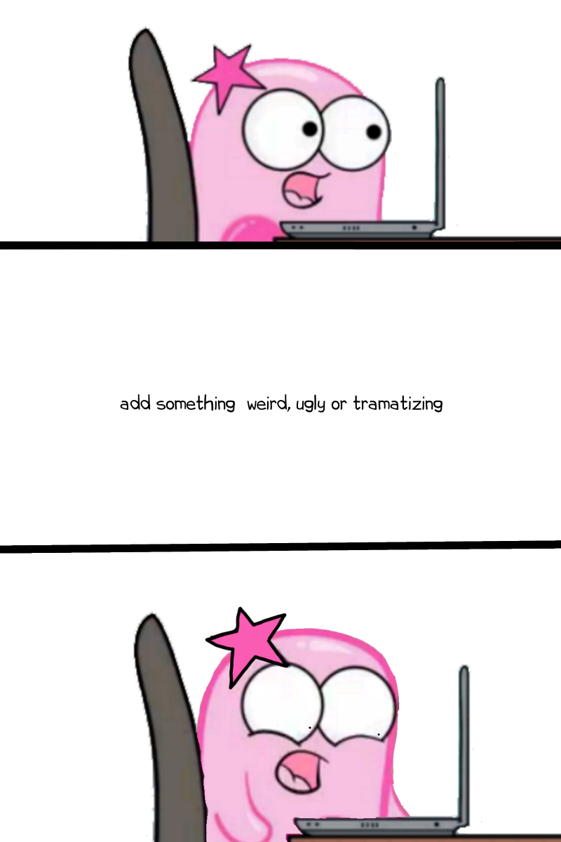 High Quality Pinky sees something odd on the Internet Blank Meme Template