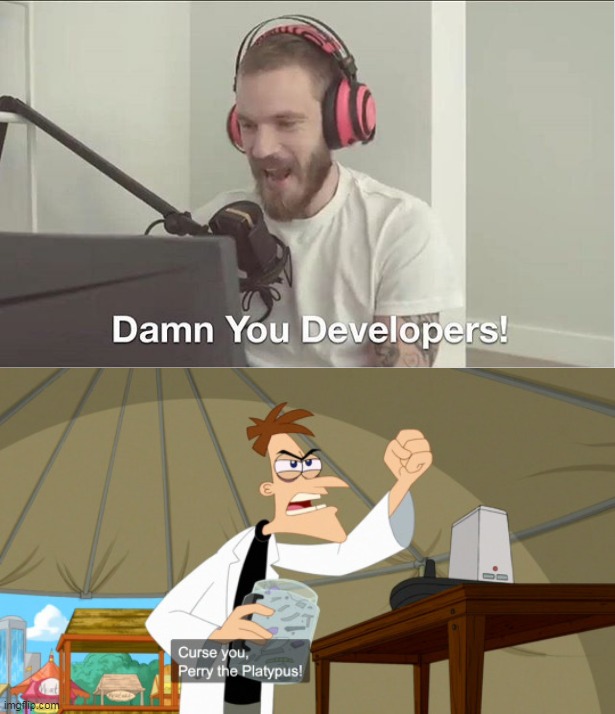 I see no difference. | image tagged in phineas and ferb,doofenshmirtz,pewdiepie,lol,lmao,true | made w/ Imgflip meme maker