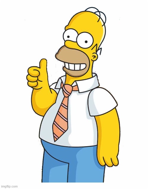 homer thumbs up | image tagged in homer thumbs up | made w/ Imgflip meme maker