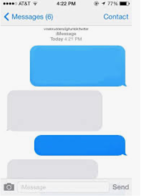 High Quality Blank text conversation Blank Meme Template