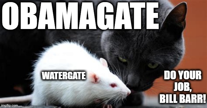 Patriots Demand It! | OBAMAGATE; DO YOUR JOB, BILL BARR! WATERGATE | image tagged in politics,political meme,obamagate,watergate,democrat party,treason | made w/ Imgflip meme maker