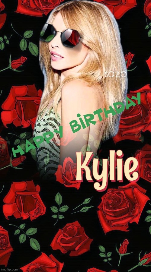 FB is going crazy for Kylie’s b-day. And so should I, I suppose. | image tagged in happy birthday,repost,birthday,sunglasses,cool,beautiful woman | made w/ Imgflip meme maker