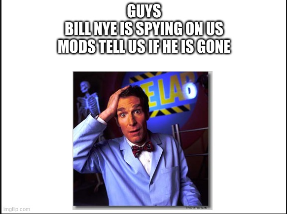 High Quality Bill nye the spy Blank Meme Template