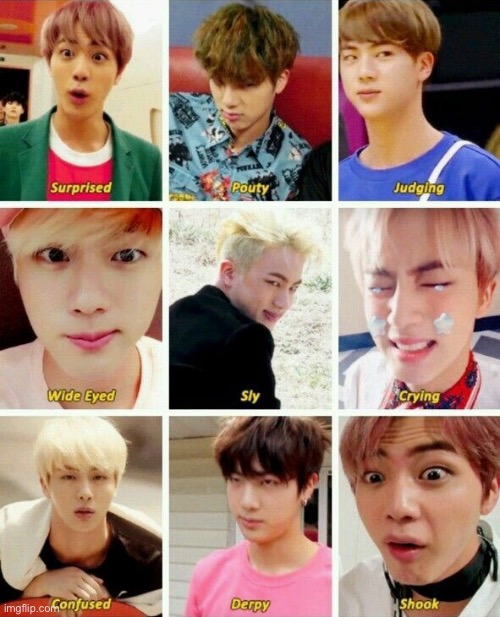 Which Jin (Seokjin) are you today | image tagged in bts jin | made w/ Imgflip meme maker