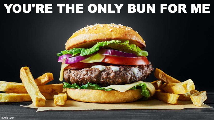 Happy National Hamburger Day | YOU'RE THE ONLY BUN FOR ME | image tagged in janey mack meme,hamburger day,flirty | made w/ Imgflip meme maker