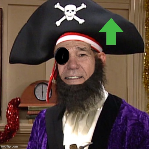 image tagged in kewlew as pirate | made w/ Imgflip meme maker