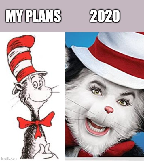 My apologies if this causes some mild form of PTSD. | MY PLANS; 2020 | made w/ Imgflip meme maker