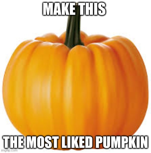 Pumpkin | MAKE THIS; THE MOST LIKED PUMPKIN | image tagged in pumpkin,most liked,like,awesome,fun,mrbeast | made w/ Imgflip meme maker