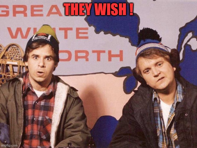 Bob and Doug | THEY WISH ! | image tagged in bob and doug | made w/ Imgflip meme maker