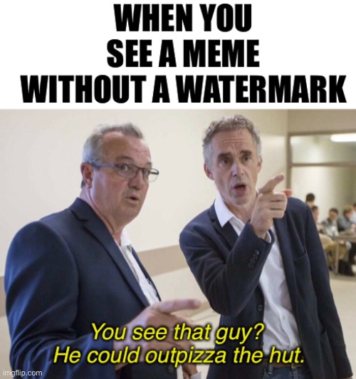 Watermarks are cool | image tagged in pizza hut,imgflip,memes,funny,first world imgflip problems,water | made w/ Imgflip meme maker