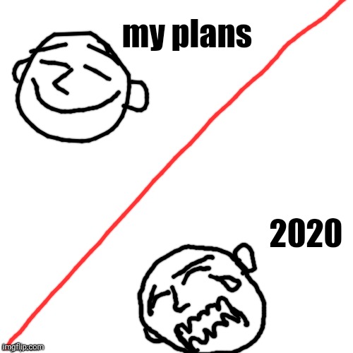 Blank | my plans 2020 | image tagged in blank | made w/ Imgflip meme maker