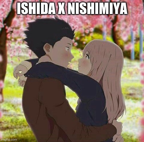 A Silent Voice | ISHIDA X NISHIMIYA | image tagged in anime | made w/ Imgflip meme maker