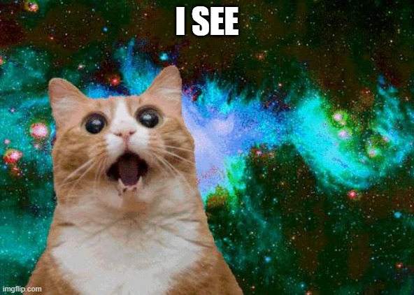 lsd brownies | I SEE | image tagged in lsd brownies | made w/ Imgflip meme maker