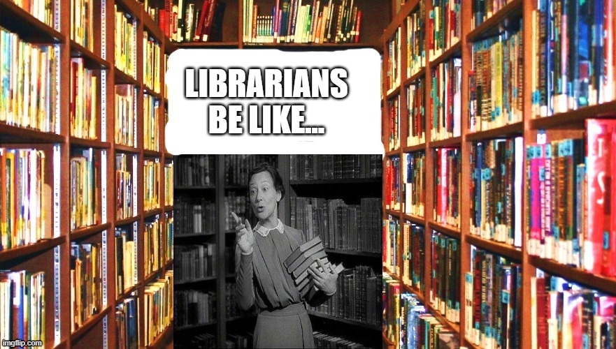 Librarians Be Like... | LIBRARIANS BE LIKE... | image tagged in librarians be like | made w/ Imgflip meme maker