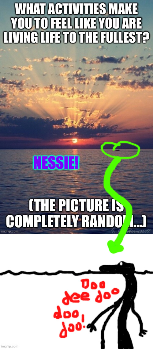 NESSIE! | image tagged in blank white template | made w/ Imgflip meme maker