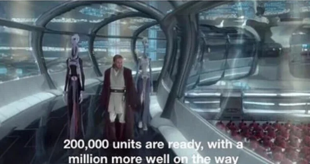 200,000 units are ready Blank Meme Template