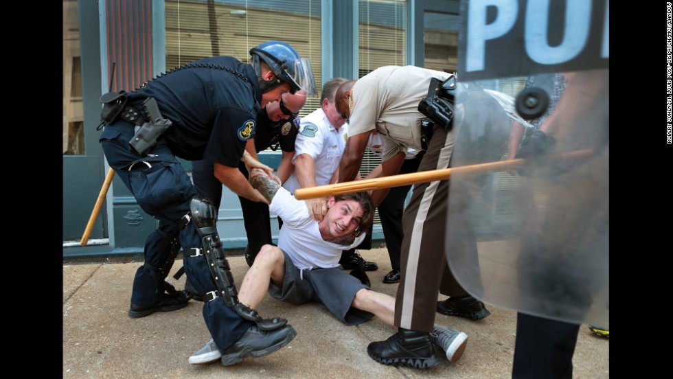 High Quality Cops beat white man for resisting arrest Blank Meme Template