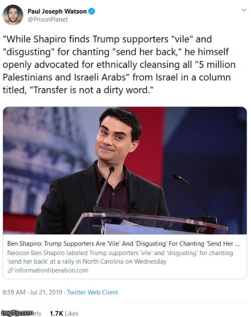RINO media figure has disdain for Trump and his supporters. | image tagged in fake news store,ben shapiro | made w/ Imgflip meme maker