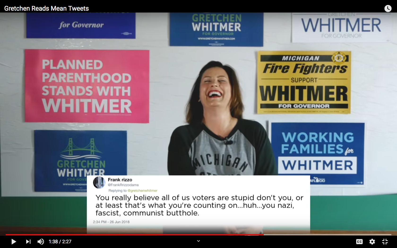 High Quality Gretchen Whitmer Blank Meme Template