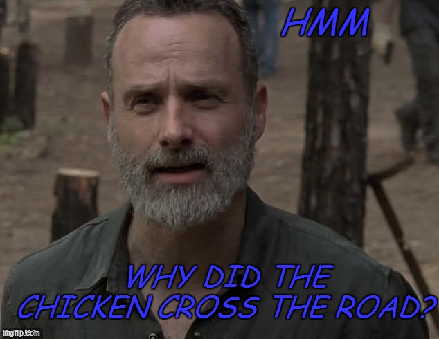 HMM; WHY DID THE CHICKEN CROSS THE ROAD? | made w/ Imgflip meme maker