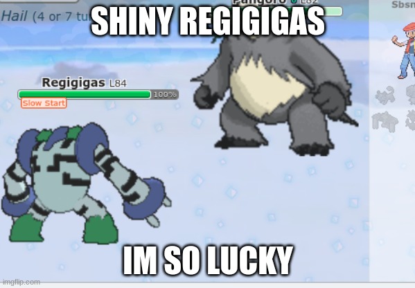 got this from a lucky trade, really happy because we swapped 2* regigigas  and now i have an almost hundo : r/pokemongo