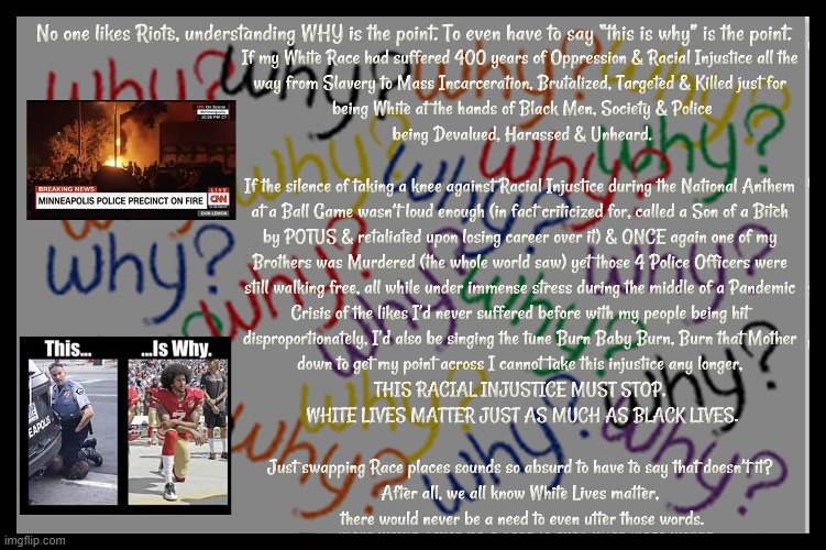Understanding why is the point | image tagged in racial injustice | made w/ Imgflip meme maker