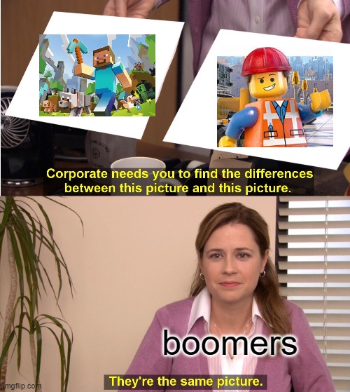 They're The Same Picture Meme | boomers | image tagged in memes,they're the same picture | made w/ Imgflip meme maker