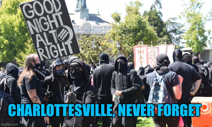 CHARLOTTESVILLE, NEVER FORGET | made w/ Imgflip meme maker