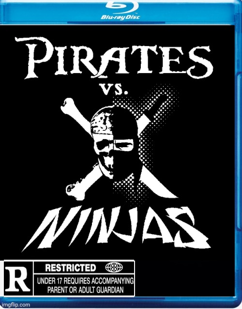 PIRATES VS NINJAS | image tagged in pirate,pirates,ninja,ninjas | made w/ Imgflip meme maker