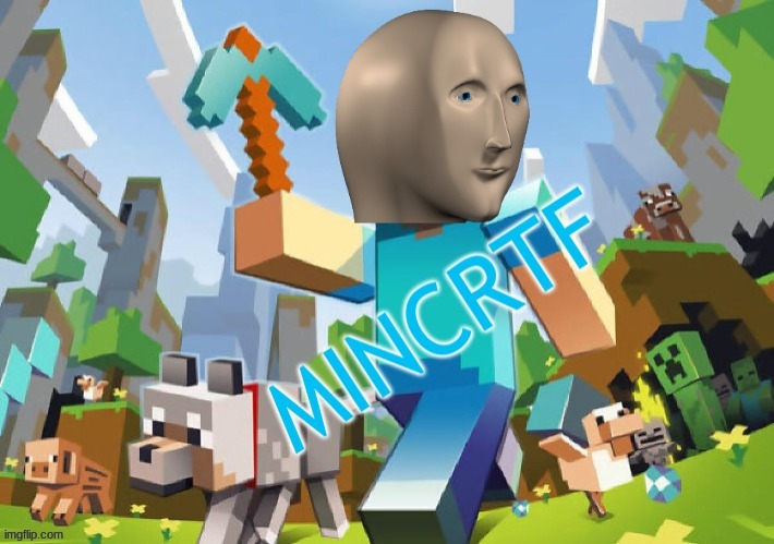 stonks minecraft | image tagged in stonks minecraft | made w/ Imgflip meme maker