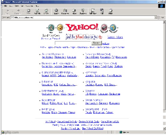 Yahoo In The 90s - Imgflip