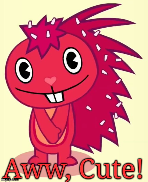 Cute Flaky (HTF) | Aww, Cute! | image tagged in cute flaky htf | made w/ Imgflip meme maker