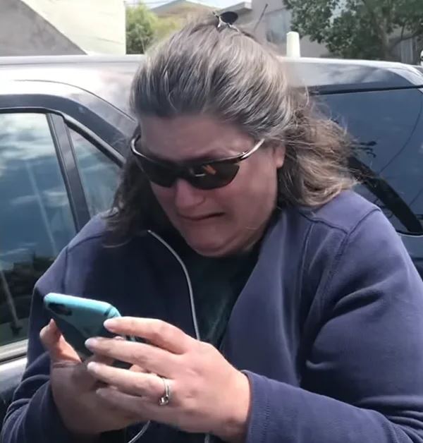 High Quality Oakland Woman Call Police Blank Meme Template
