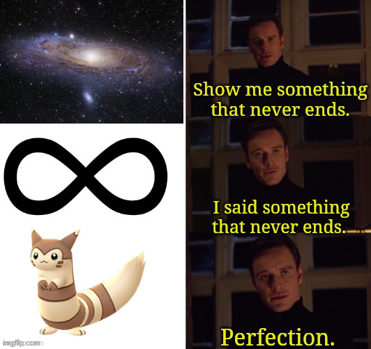 Furret's reign will never come to an end | image tagged in perfection,pokemon,memes | made w/ Imgflip meme maker