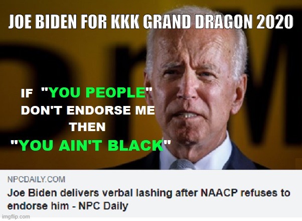 Joe Biden You Ain T Black If You Don T Back Me Over Trump