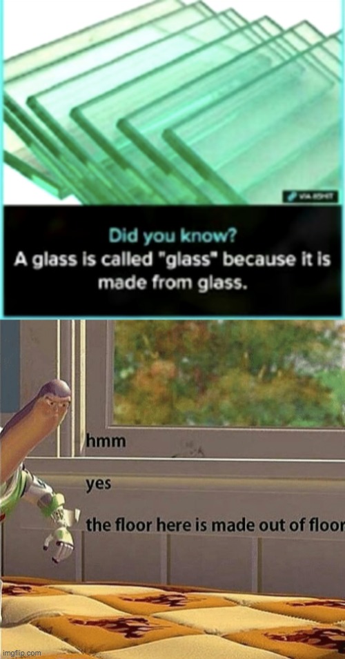 Hmmm yes | image tagged in the floor is made of floor,memes,funny,glass,frontpage,baby jesus | made w/ Imgflip meme maker