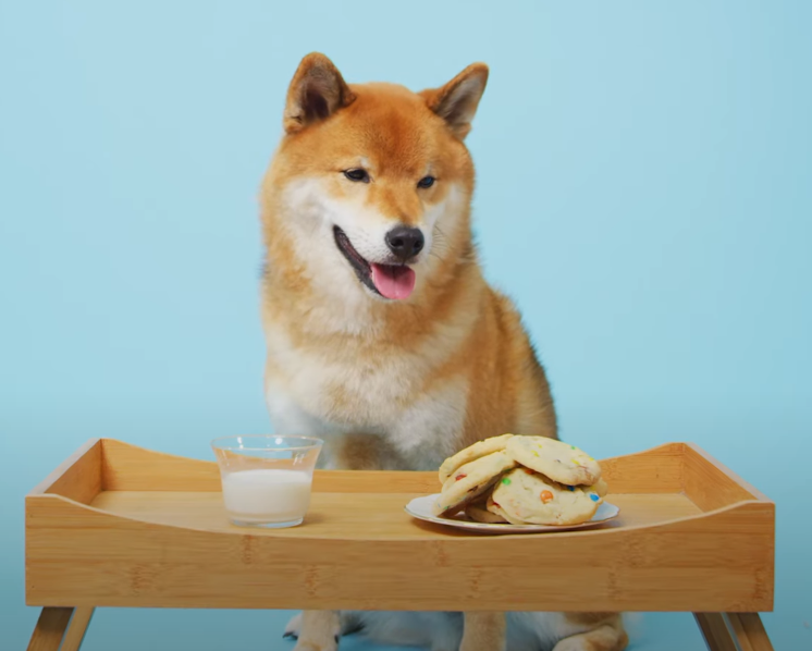 Tofu-Chan Milk and Cookies Blank Meme Template