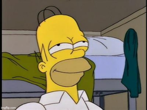 Homer satisfied | image tagged in homer satisfied | made w/ Imgflip meme maker