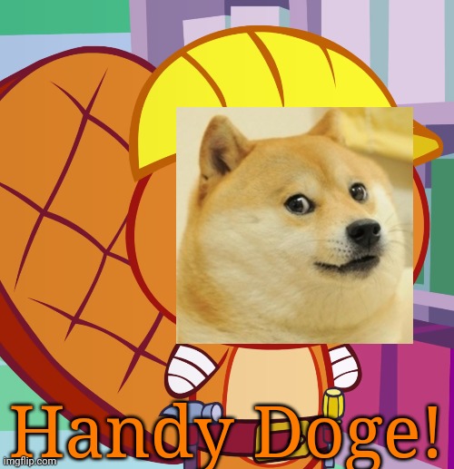 Handy Doge! | image tagged in confused handy htf,memes,doge | made w/ Imgflip meme maker